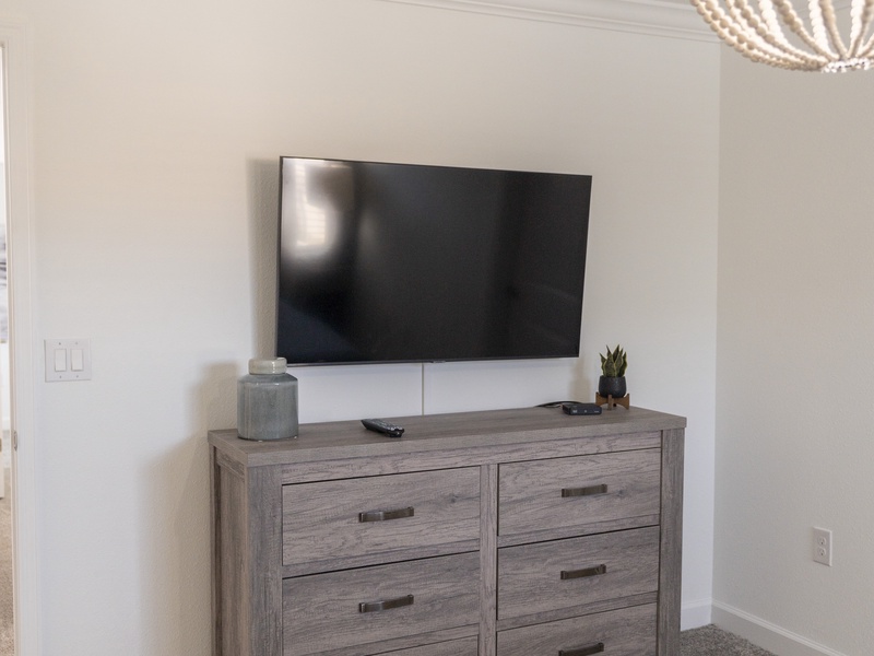 Each bedroom comes with its own TV for your convenience.