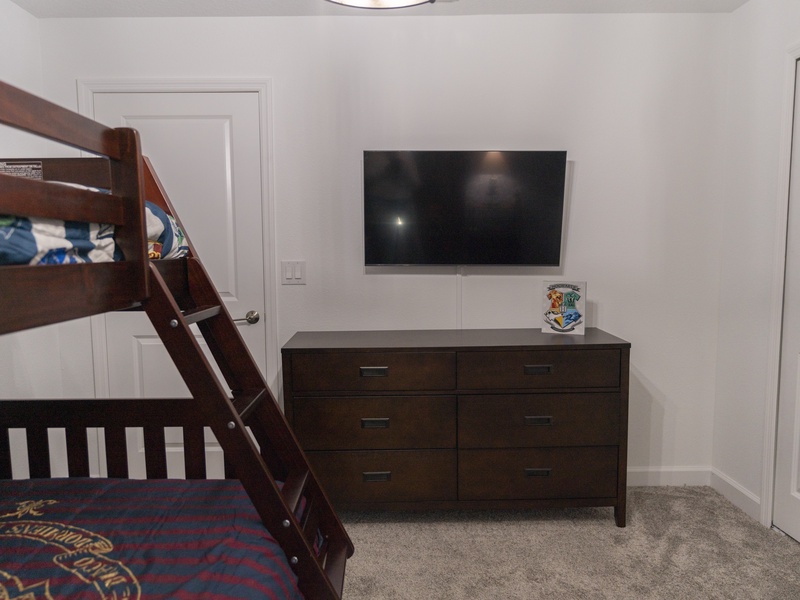 Each bedroom comes with its own TV for your convenience.