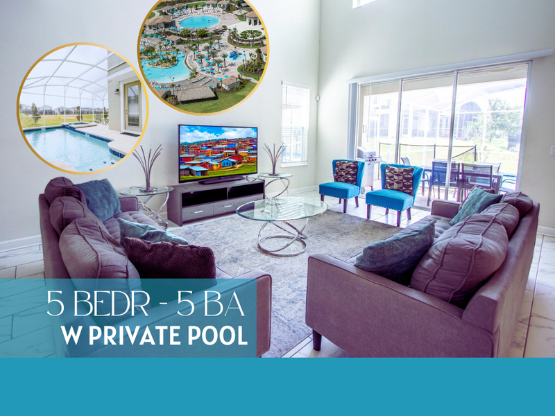 Spend your holidays in a 5 bedroom, 5 bathroom home.