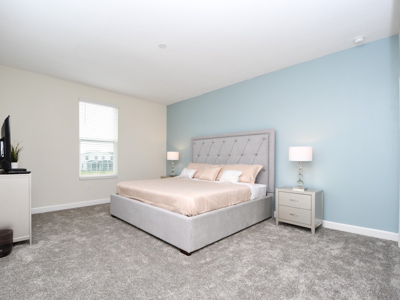 Relax in our high-quality beds after a long day at the parks.