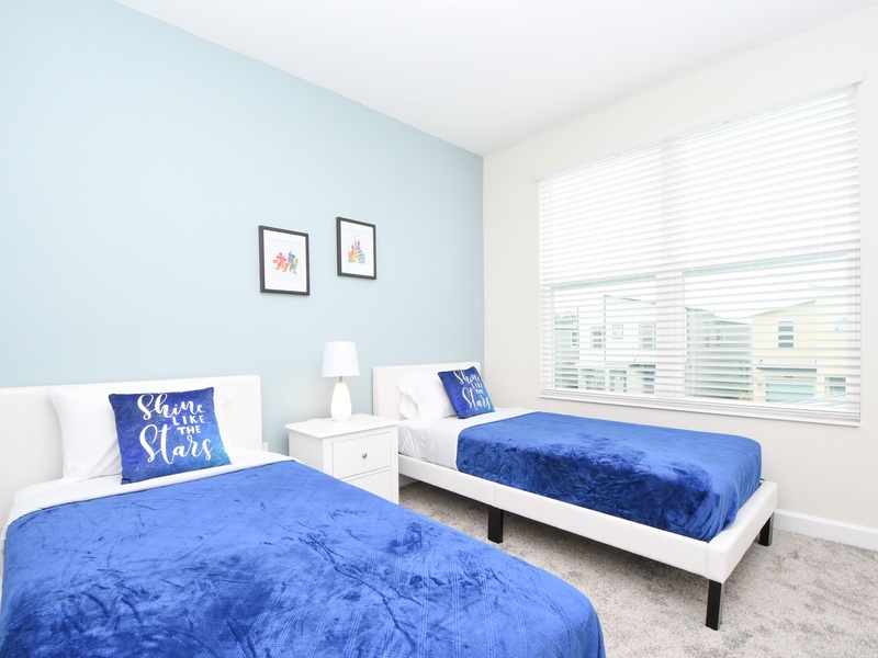 Relax in our high-quality beds after a long day at the parks.