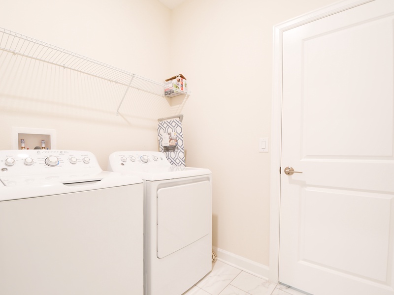 Need to do laundry? There is a washer and dryer at the unit.