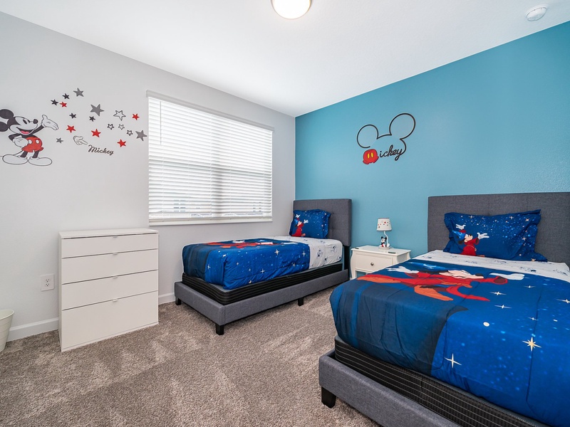 Relax in our high-quality beds after a long day at the parks.