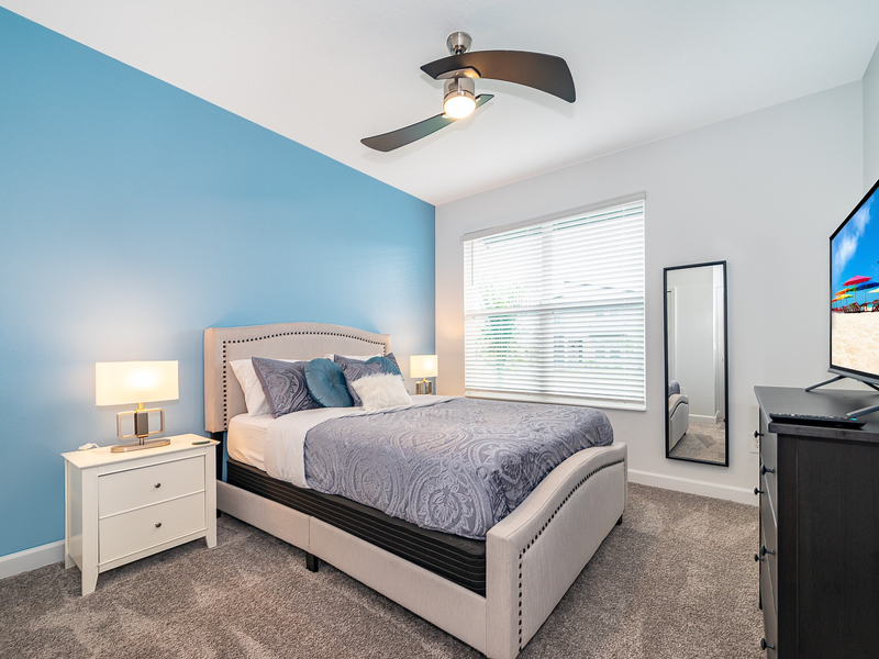 Relax in our high-quality beds after a long day at the parks.