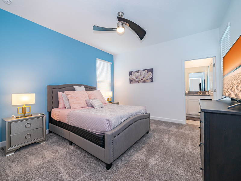 Relax in our high-quality beds after a long day at the parks.