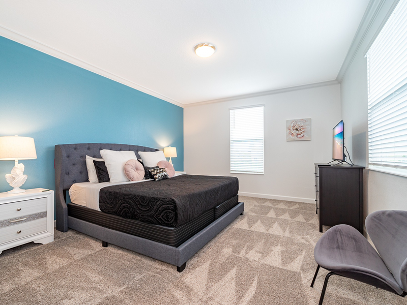 Relax in our high-quality beds after a long day at the parks.