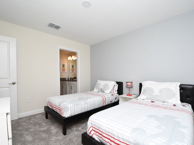Rest in our high quality beds after a long day at the parks.