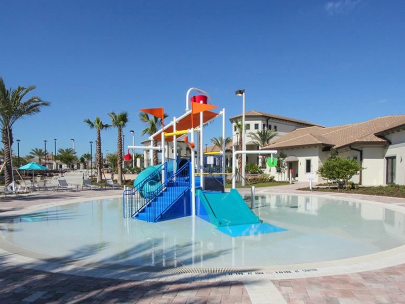 Let your children have all the fun at the resort's water playground.