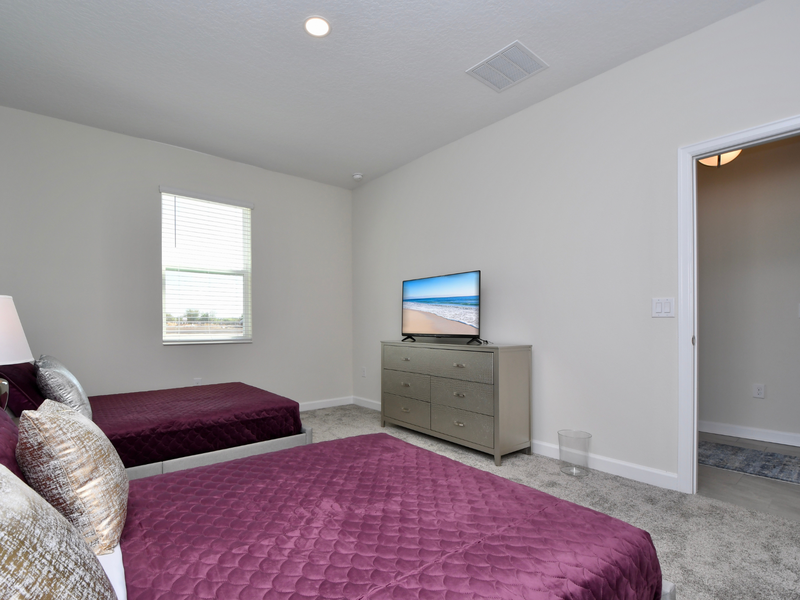 All of our bedrooms feature a TV, closet, and bathroom for your comfort and convenience.