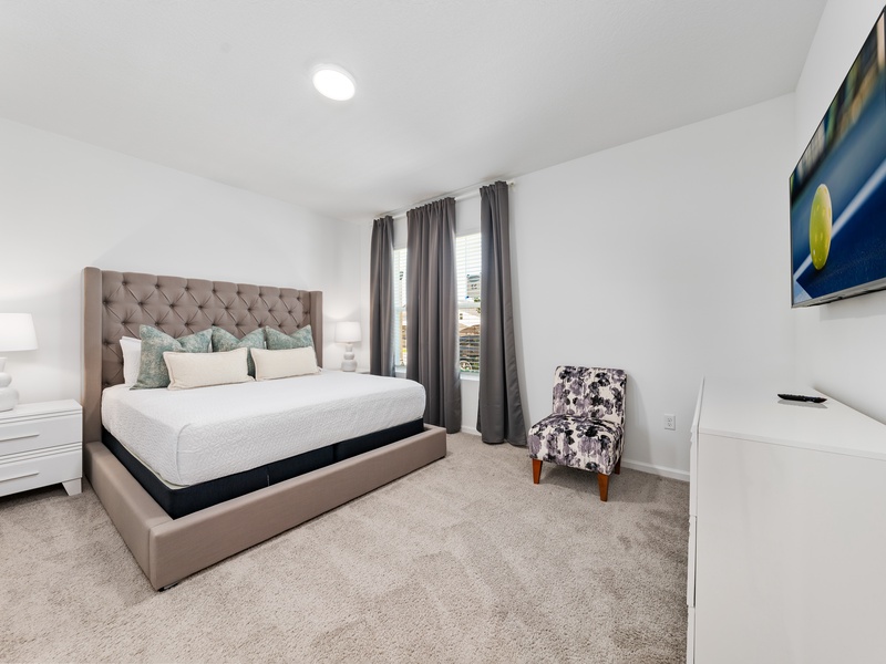 Rest in our high quality beds after a long day at the parks.