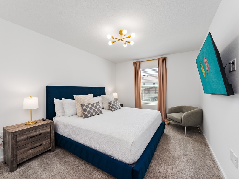 Rest in our high quality beds after a long day at the parks.