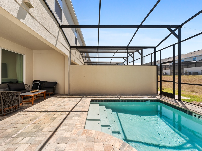 Soak up the Florida sunshine and cool off with a refreshing dip in the pool.