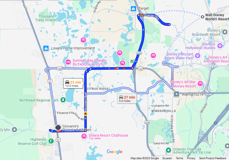 Just a 20-minute drive from Orlando's top attractions.