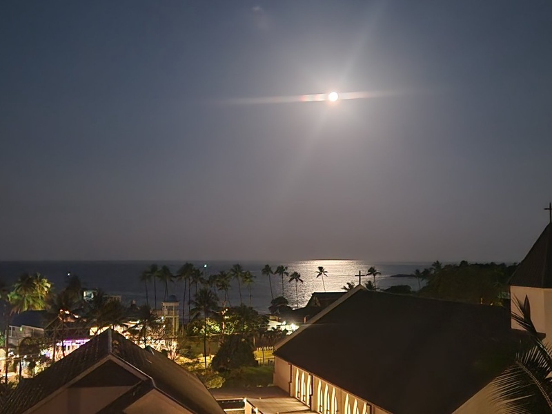 Moonlight over Kailua Bay
