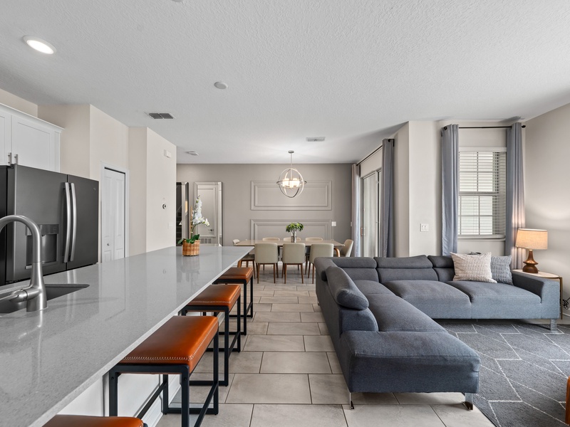 Enjoy modern, open-concept spaces designed for quality time with family and friends.