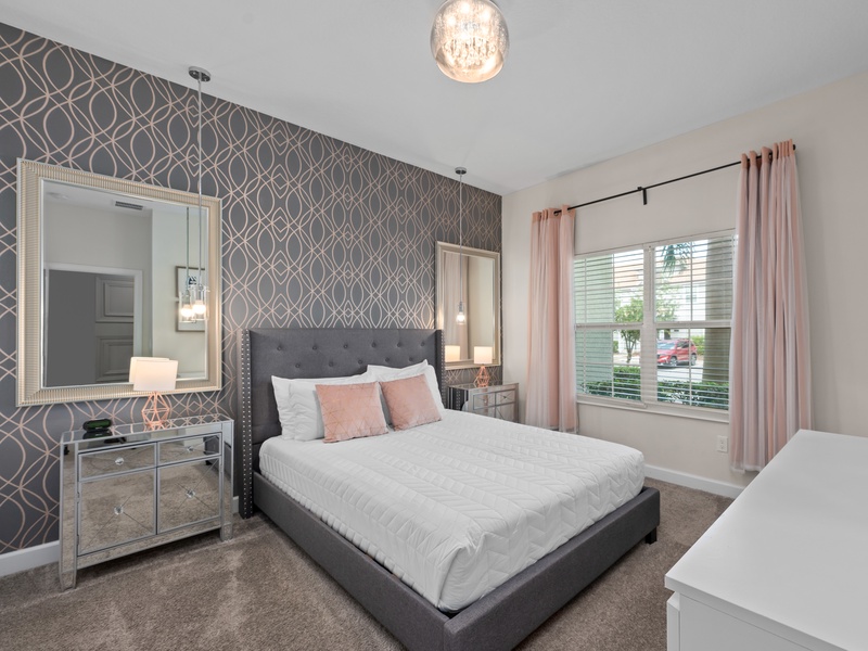 Rest in our high quality beds after a long day at the parks.