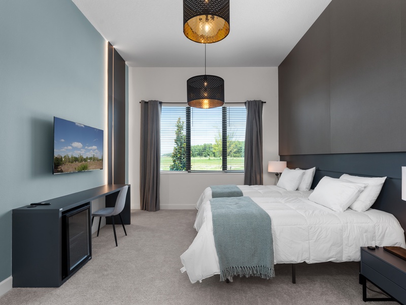 Rest in our high-quality beds after a long day at the parks or meetings, comfort you can count on!