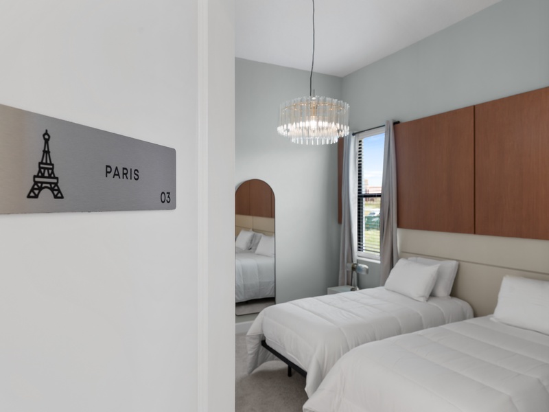 Rest in our high-quality beds after a long day at the parks or meetings, comfort you can count on!