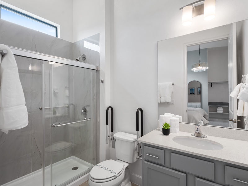 Beautiful, high-quality bathrooms with spacious layouts and elegant finishes, designed for comfort and convenience.