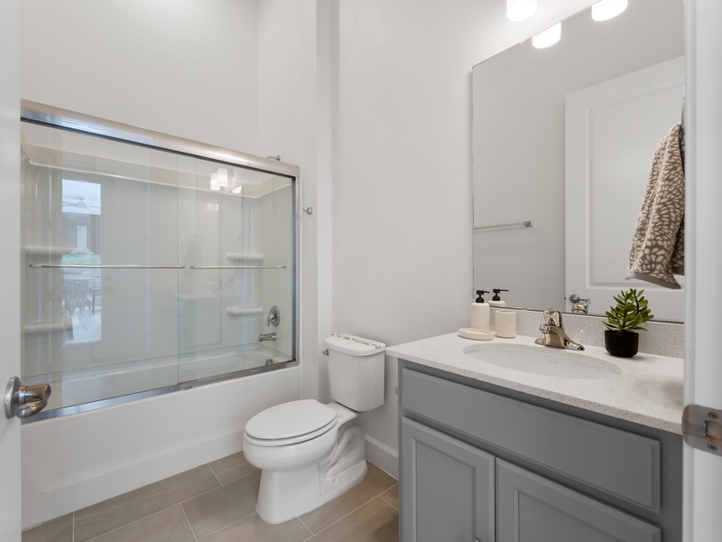 Beautiful, high-quality bathrooms with elegant finishes, designed for comfort and convenience.