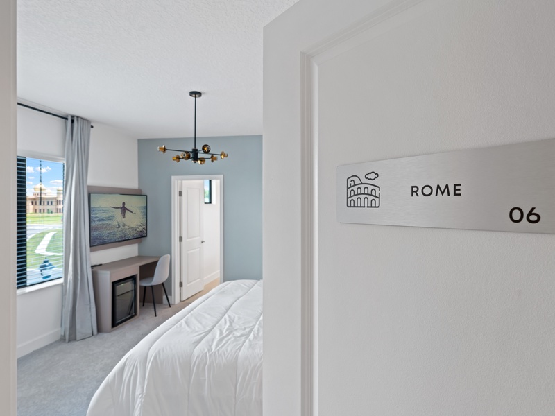 Each rooms comes with dedicated workspace with a desk and comfortable seating, perfect for remote work or catching up on emails.