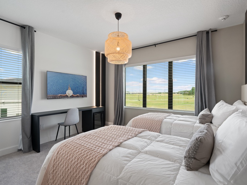Each bedroom features comfortably appointed beds, a work desk, TV, digital lock, personal safe, mini bar and a private ensuite bathroom.