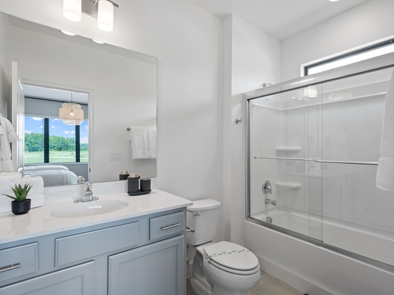 Beautiful, high-quality bathrooms with elegant finishes, designed for comfort and convenience.