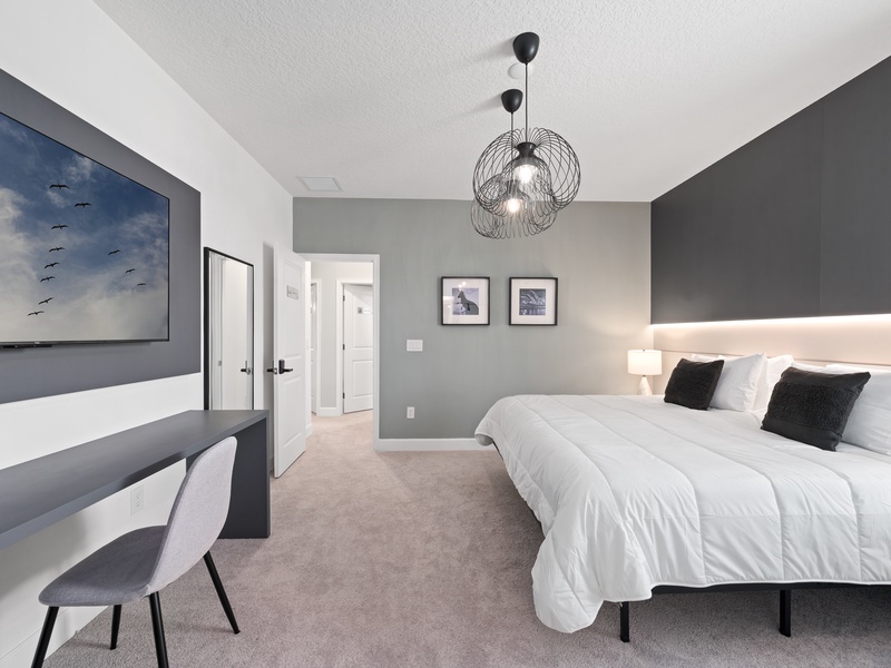 Each bedroom features comfortably appointed beds, a work desk, TV, digital lock, personal safe, mini bar and a private ensuite bathroom.