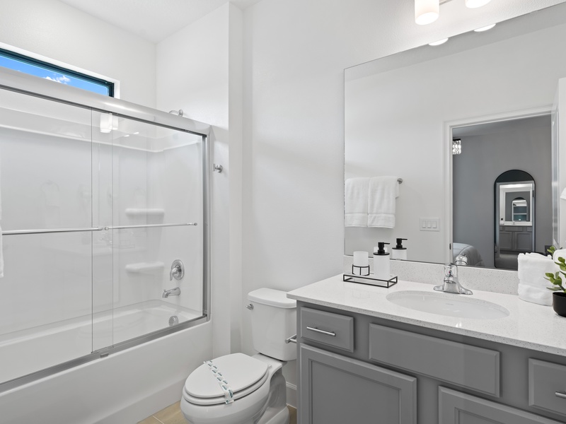 Beautiful, high-quality bathrooms with elegant finishes, designed for comfort and convenience.