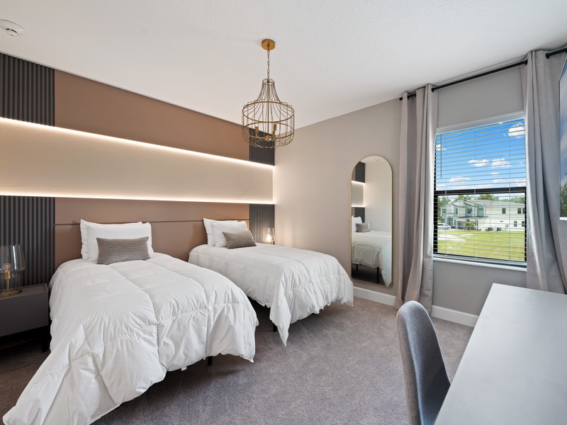 Rest in our high-quality beds after a long day at the parks or meetings, comfort you can count on!