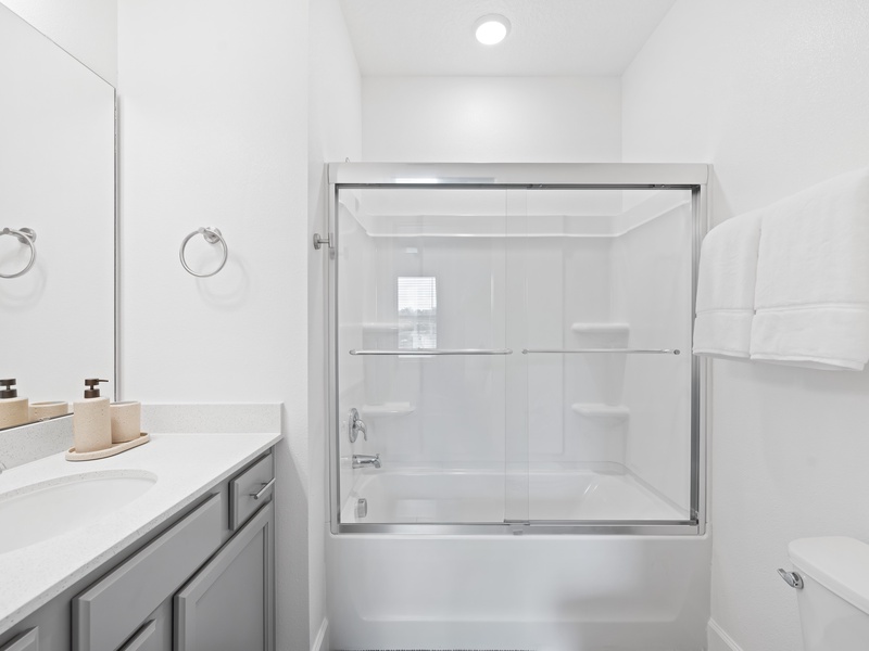 Beautiful, high-quality bathrooms with elegant finishes, designed for comfort and convenience.