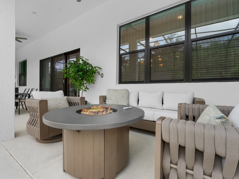 Perfect space for evening conversations or a quiet moment under the stars.