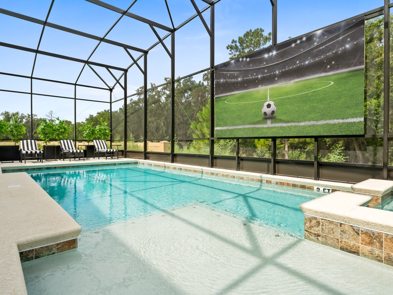 Take a refreshing dip in our swimming pool, perfect for cooling off on warm days.