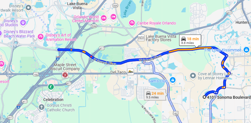 Conveniently located less than 20 minutes from Orlando's top attractions, including Disney, Universal, and more!
