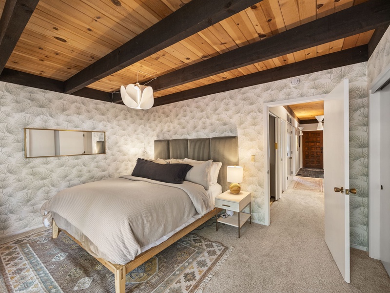 Bedroom #1 - King sized comforts located on the ground floor