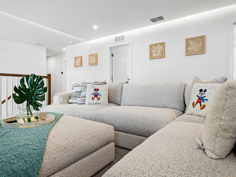 Have a cozy need in our ample plush seating!