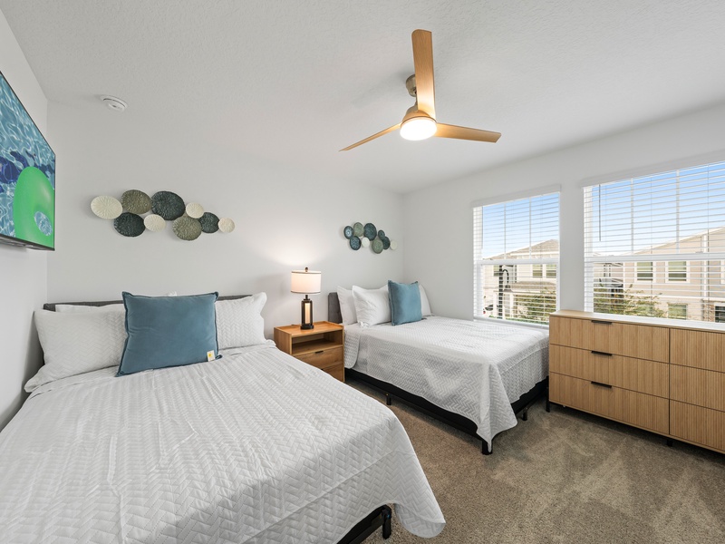 Each bedroom comes with its own TV for your convenience and comfort.