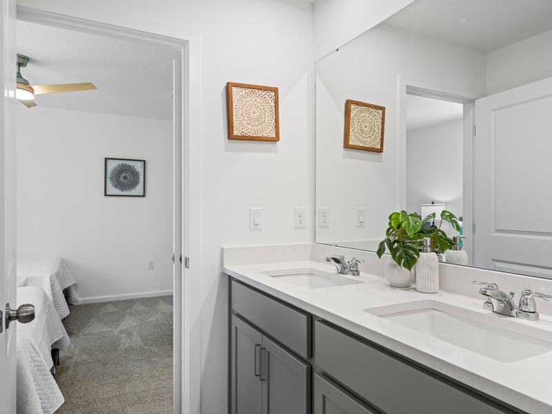 Featuring Jack and Jill bathrooms for your convenience.