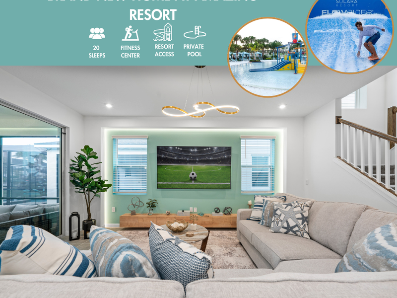 Stay in our brand new 6-bedroom home, perfect for families and children to enjoy together!