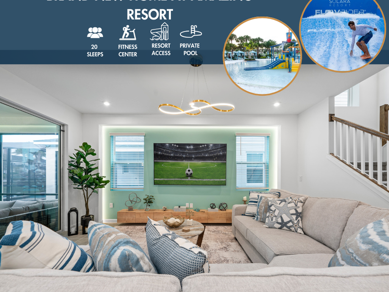 Stay in our brand new 6-bedroom home, perfect for families and children to enjoy together!