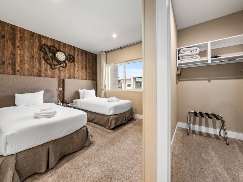 Enjoy a restful night's sleep in our comfortable beds after a day of adventure at the parks.