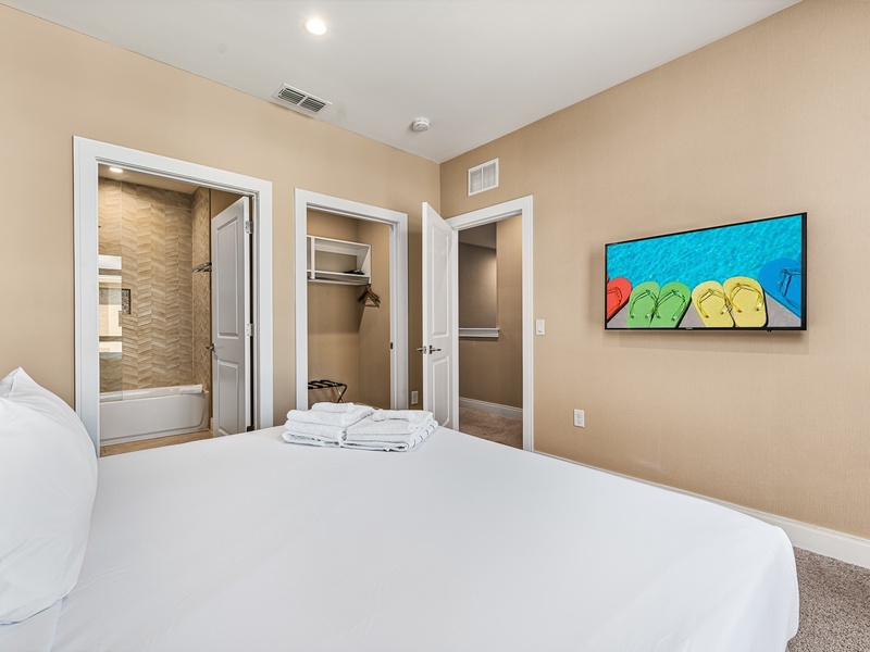 Every bedroom offers a private ensuite bathroom and a TV for added comfort and convenience.
