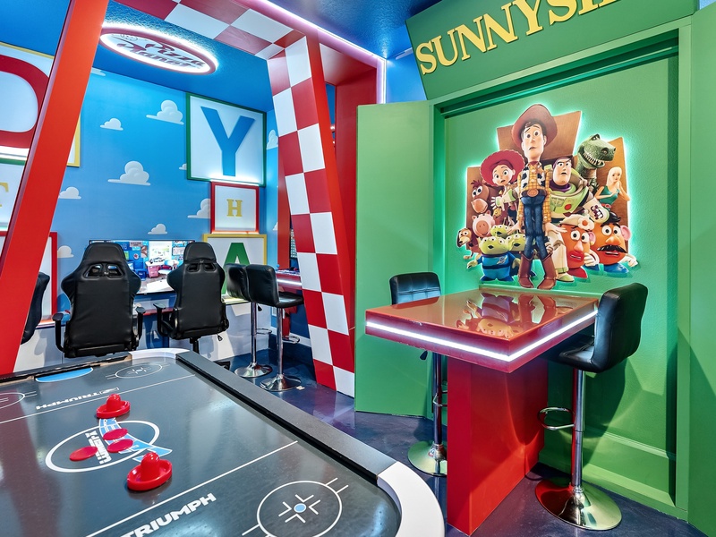 Want to stay in for the night? Our game room is fully equipped for plenty of entertainment.