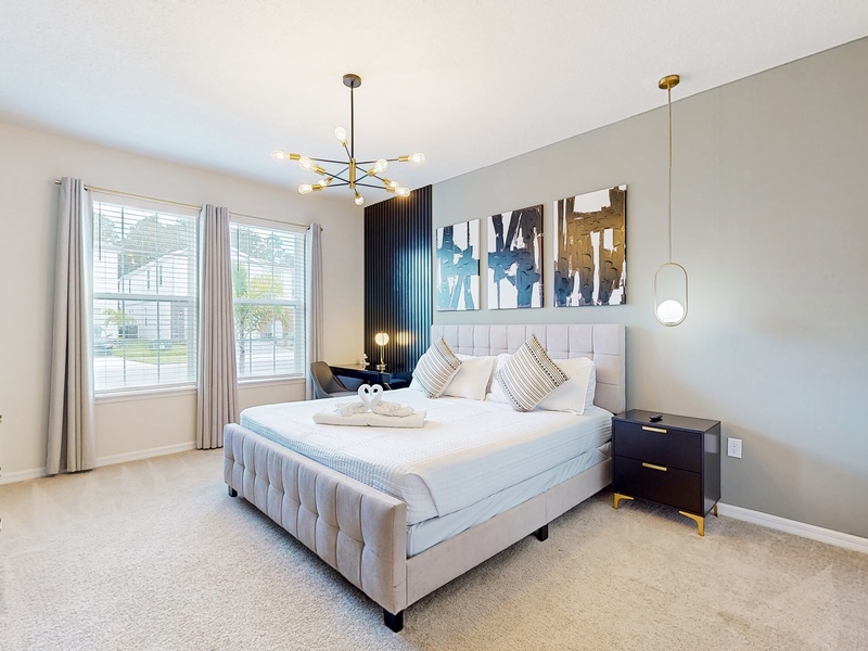 1st floor additional bedroom, bedroom is located at the front of the home to the left of the entrance