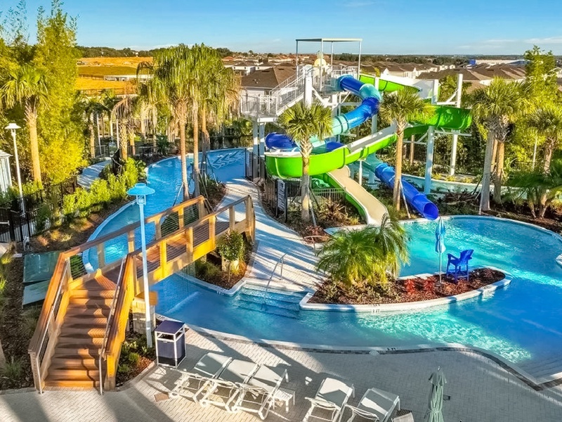 Race down the thrilling water slides for nonstop excitement and splashy fun.
