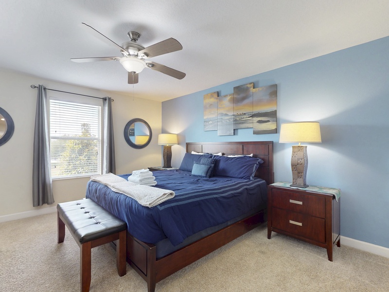 Unwind in a comfortable bedroom and wake up ready for adventure.