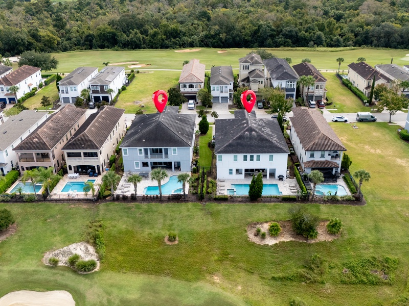 Two Luxury Homes, Side by Side in Orlando, Florida. Book Now!