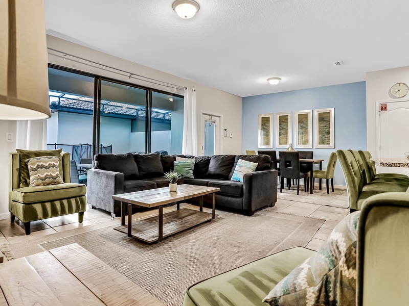 Cozy up on our plush seating, and enjoy a relaxing movie night.