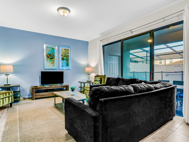 Cozy up on our plush seating, and enjoy a relaxing movie night.