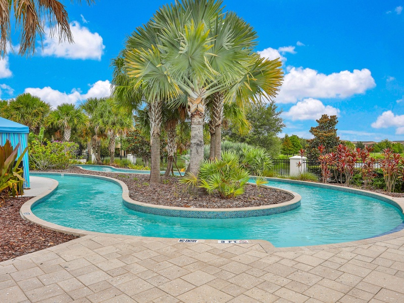 Relax and float along the resort's beautifully winding lazy river.